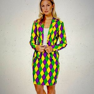 Halloween Party Suit OppoSuit Costume Woman (PreOwned) Size 14 $99